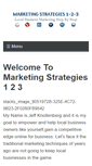 Mobile Screenshot of marketingstrategies123.com