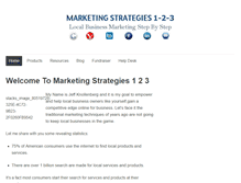 Tablet Screenshot of marketingstrategies123.com